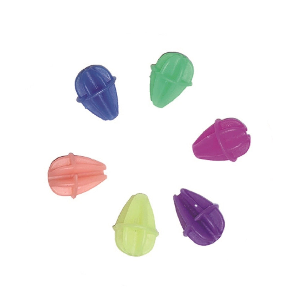 Trade Shop - Set 30pz Clips Fluo Colorate In Pvc Accessori Per Raggi Ruote Bicicletta Xc-1617 -