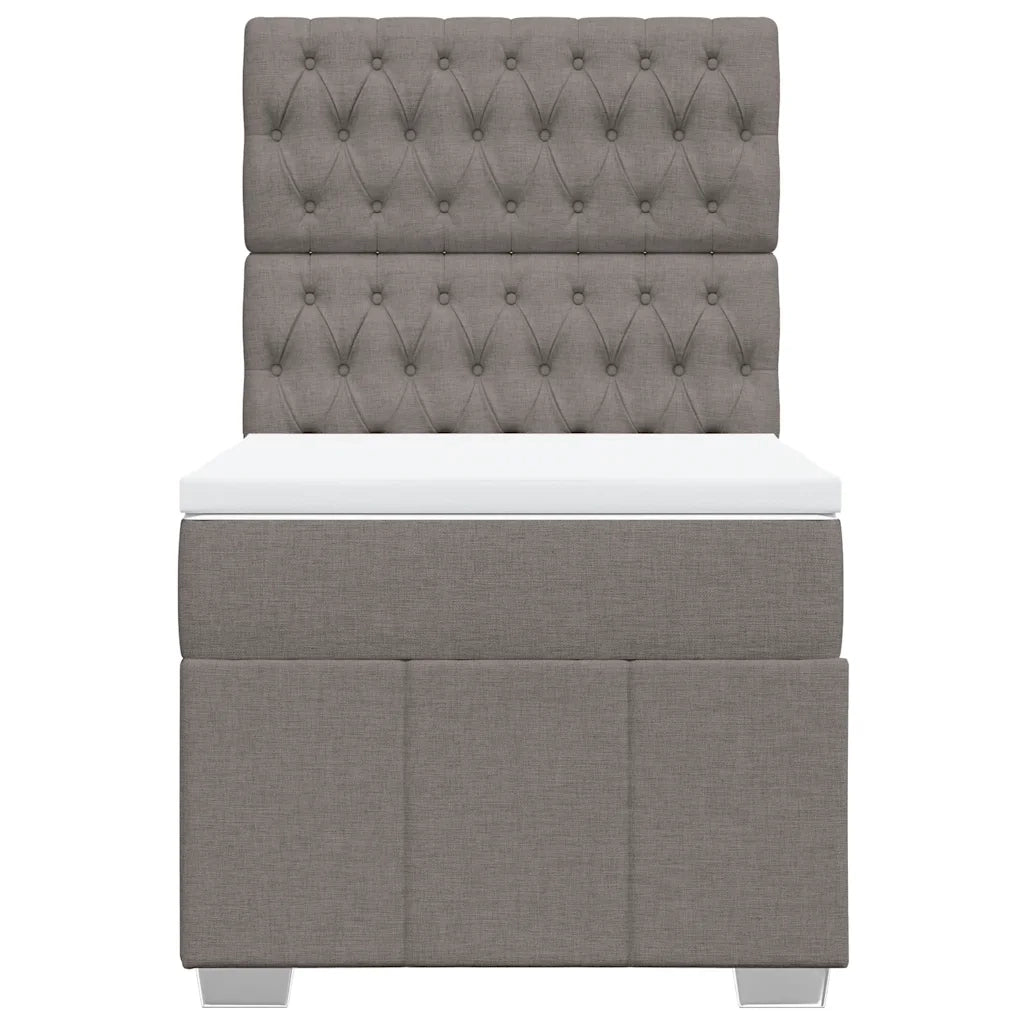 Giroletto a Molle con Materasso Tortora 80x200 cm inTessuto 3293806