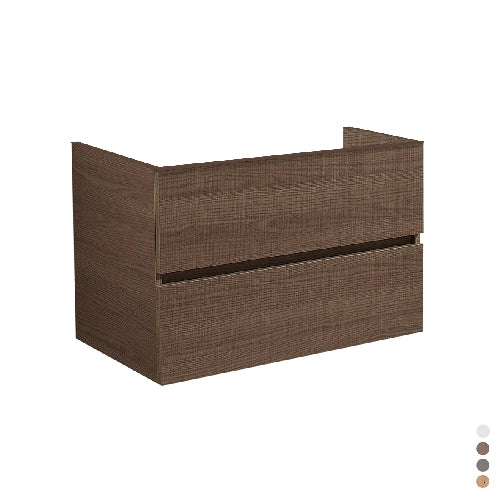 Base 2 cassetti in quercia natura cm 80x45x52 - Modello Dearum