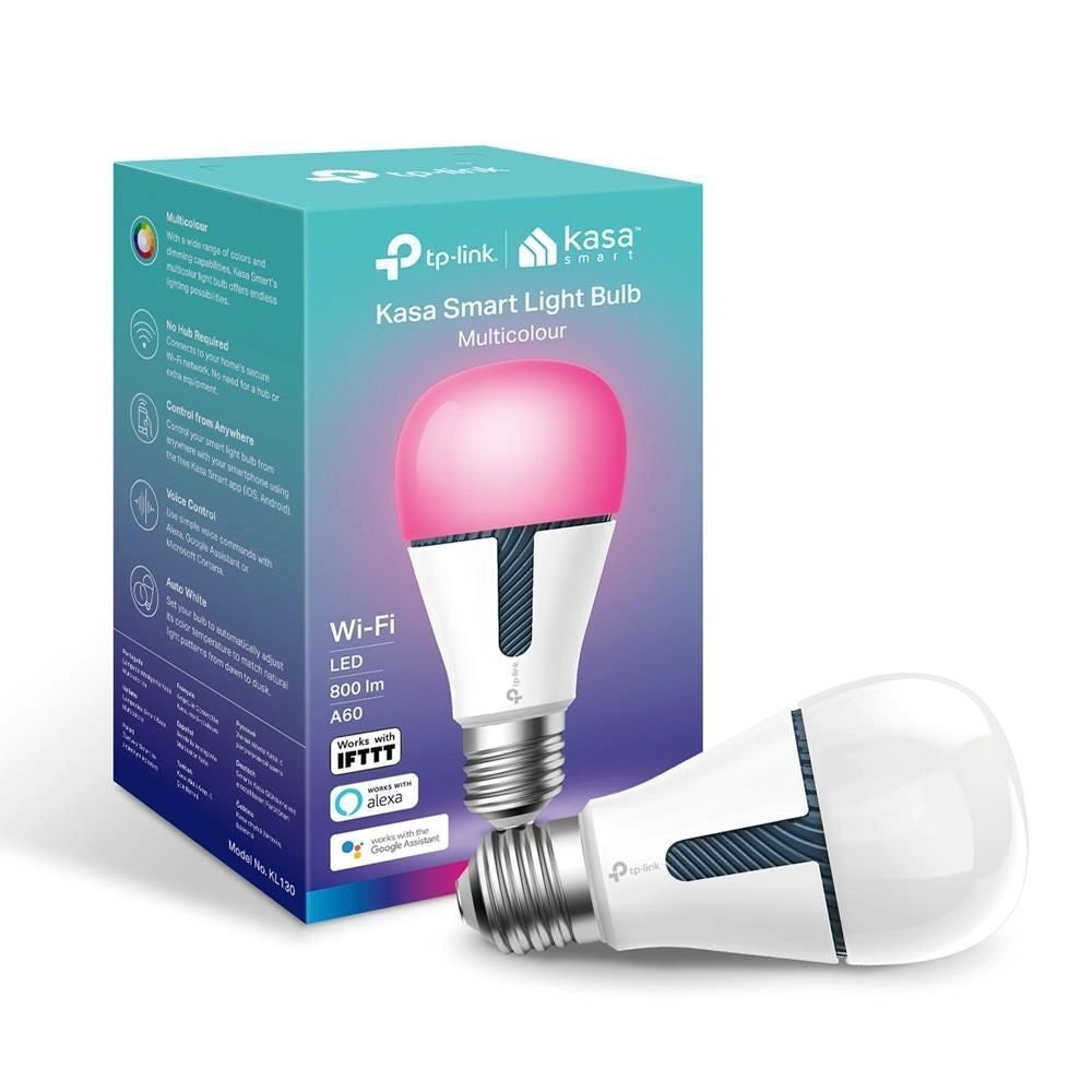 TP-Link KL130 Lampadina intelligente Wi-Fi 10 W 800 lm 2700-9000K Dimmerabile Multicolore colore Bianco