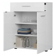 Madia Verduno, Credenza 2 Ripiani, 79x35x97.5h cm Bianco