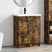 Set di mobili per il bagno Rovere Fumo 56 x 37,5 x 81 cm 3404149