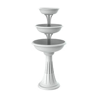 ciotola per fiori con colonna 'trevi' ã˜ cm 30/40/50 - cappuccino cod:ferx.6125262nlm