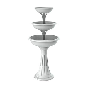 ciotola per fiori con colonna 'trevi' ã˜ cm 30/40/50 - cappuccino cod:ferx.6125262nlm