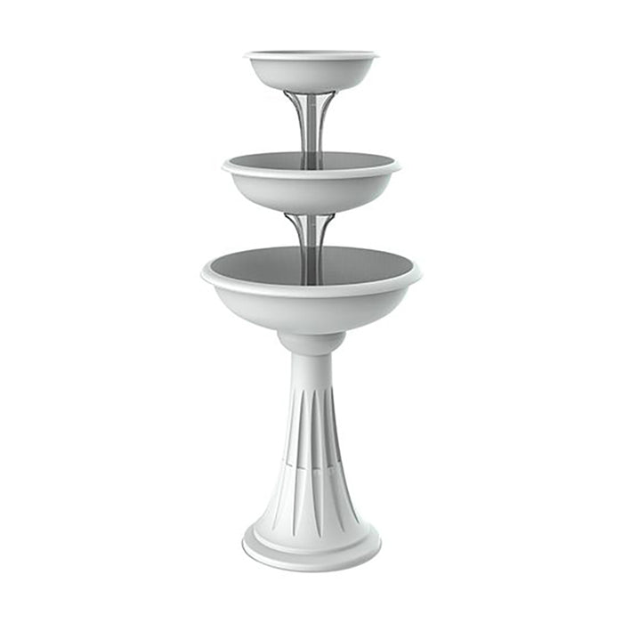 ciotola per fiori con colonna 'trevi' ã˜ cm 30/40/50 - cappuccino cod:ferx.6125262nlm