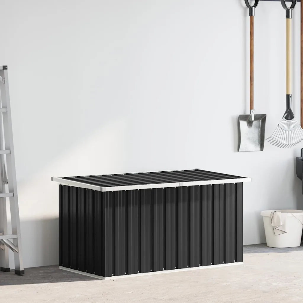 Baule da Giardino Antracite 129x67x65 cm