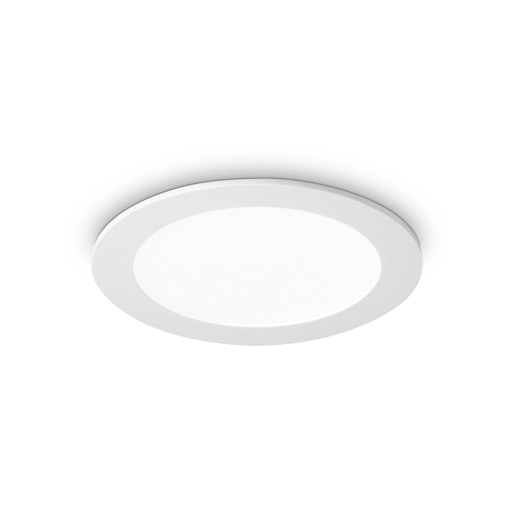 Faretto Da Incasso Moderno Groove Alluminio Bianco Led 30W 3000K D22,7Cm