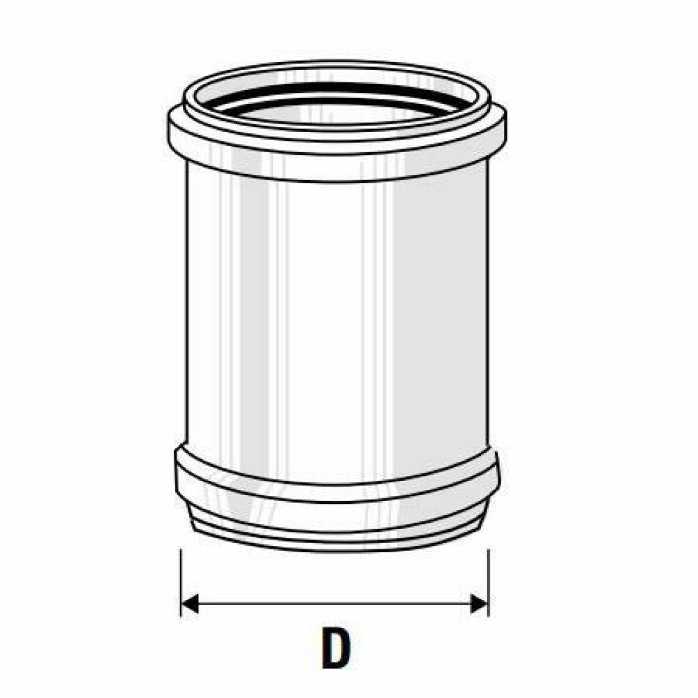 Manicotto semplice htmm d.050 b0 8lqzh4vs