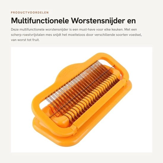 Multifunzionale Strumento per Tagliare e Affettare - Dispositivo per Tagliare Banane - Progettazione Ergonomica - Acciaio Inossidabile - Utensili da Cucina - 100% Nuovo - Tagliafrutta Multifunzionale 

Modello: 
Specifica: 
Codice prodotto:
