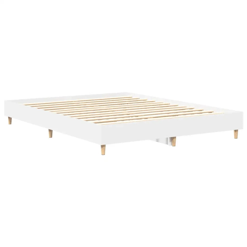 Giroletto senza Materasso Bianco 150x200cm in Legno Multistrato 3328708