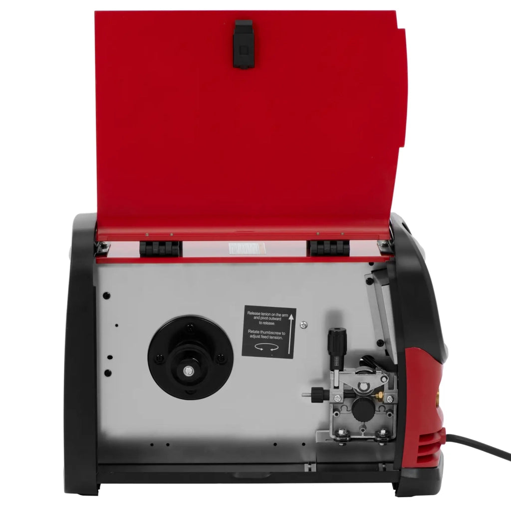 Saldatrice professionale MIG/MAG 250 A ciclo di lavoro 60% TIG/LIFTARC/MMA flusso in acciaio al carbonio rosso 14_0009679
