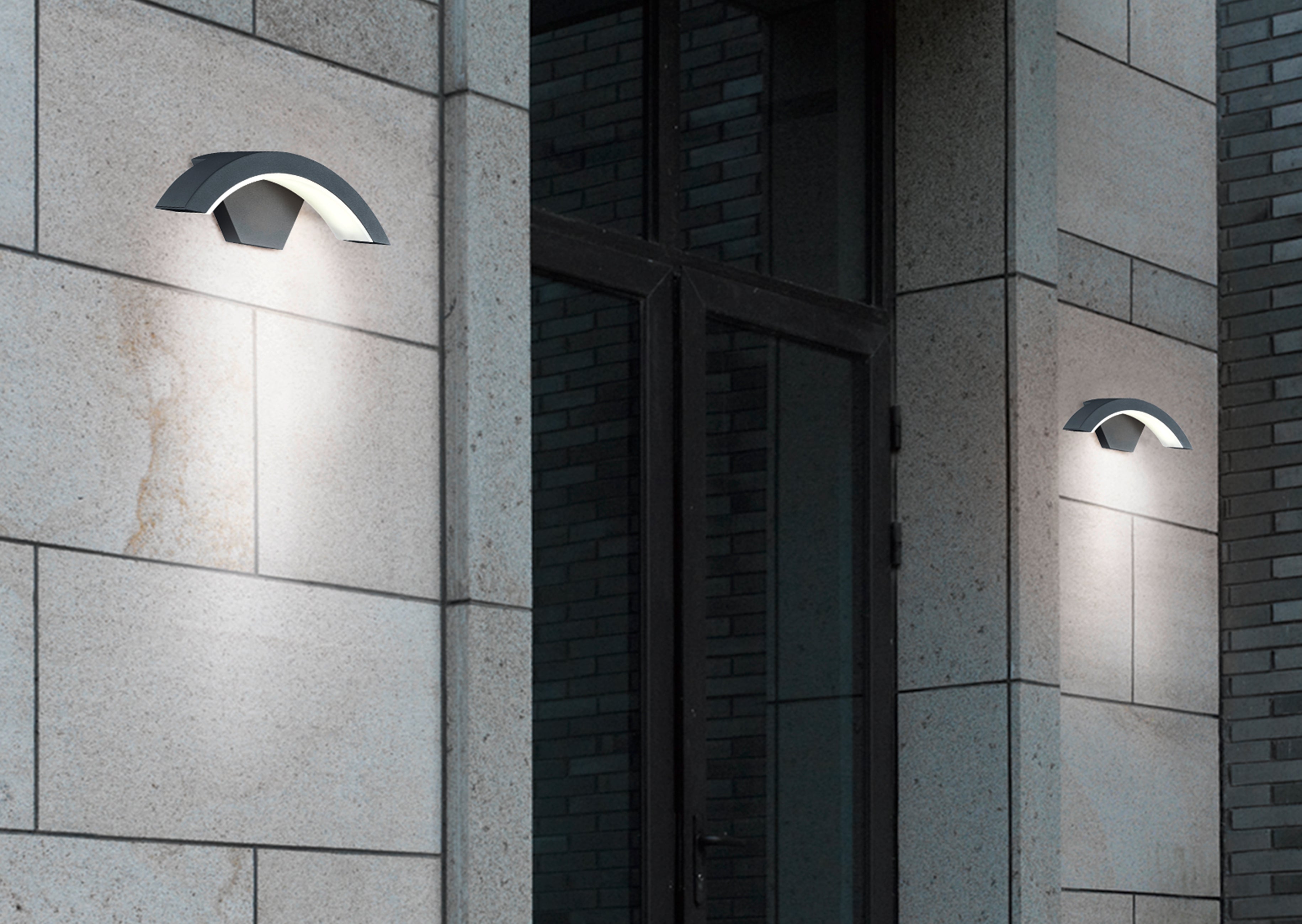 Applique da Esterno a LED in Pressofusione di alluminio Antracite