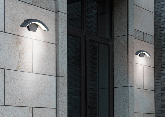 Applique da Esterno a LED in Pressofusione di alluminio Antracite