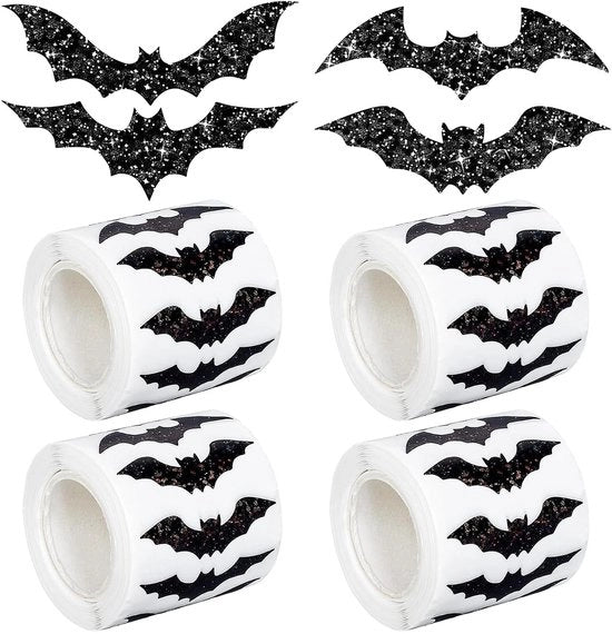 Decorazioni da Parete per Halloween - Sticker di Pipistrello - 2000 pezzi - Decorazione Indoor/Outdoor