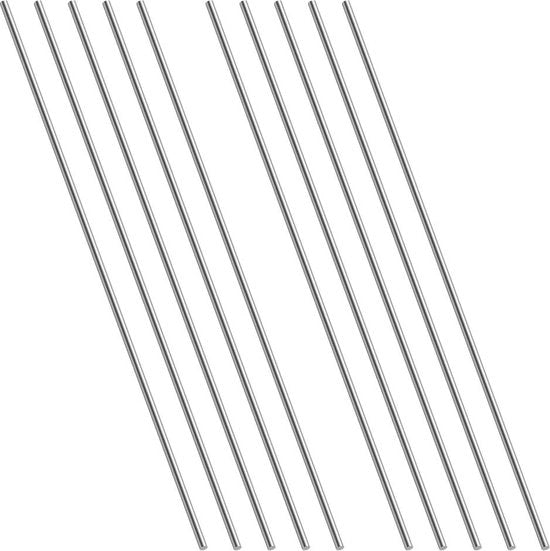 Tubi in acciaio inossidabile 304 - 3 x 300 mm - per lavori di fai da te - modellismo aereo - 10 pezzi
