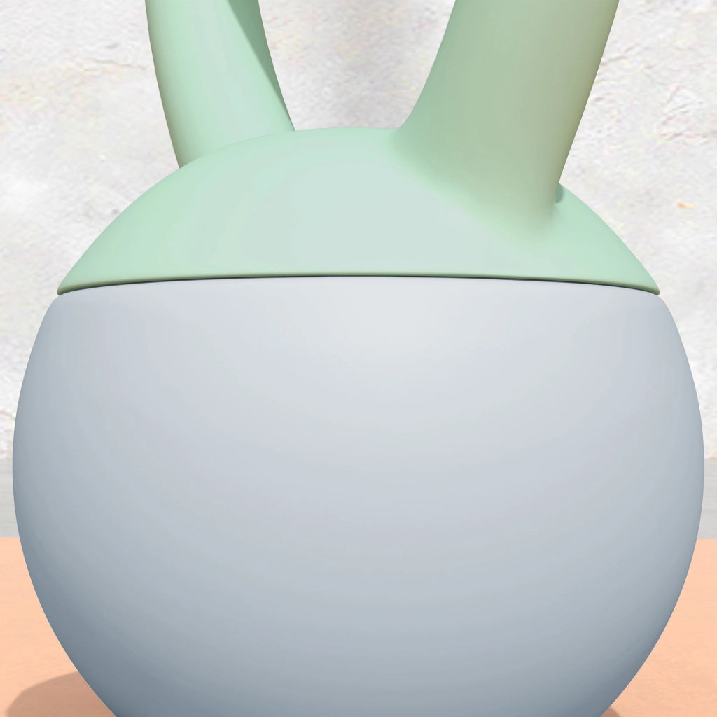 Kettlebell Pesa Rusa 4 kg ¨C zephmum ¨C Verde Grigio 19x15x25 cm