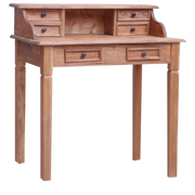 Scrivania con Cassetti 90x50x101 cm Legno Massello di Recupero cod mxl 74067