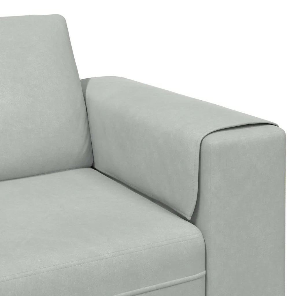 Set di divani Grigio chiaro Velluto