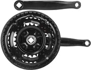 Crankset in Carbonio con Struttura in Acciaio - Borsa per Bicicletta - Rapporto di Trasmissione Variabile - 24/34/42Denti - Adatto per Cambiamenti 21/24/27 - Dimensioni 27.5x18x5cm - Porta Bicicletta