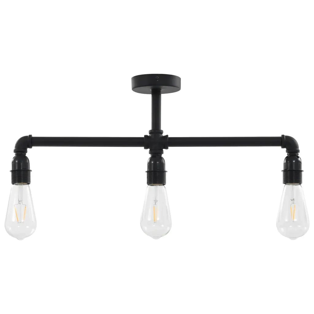 Lampadario Nero per 3 Lampadine E27 CFW6065806