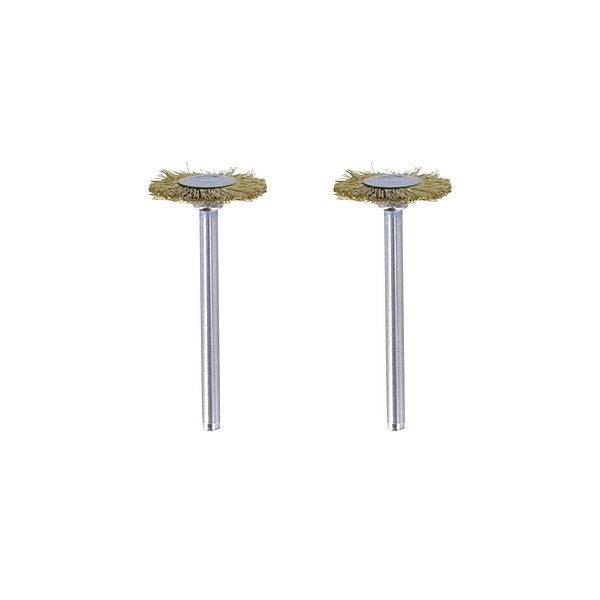 Coppia di spazzole in ottone dremel 535 19mm - 26150535JA