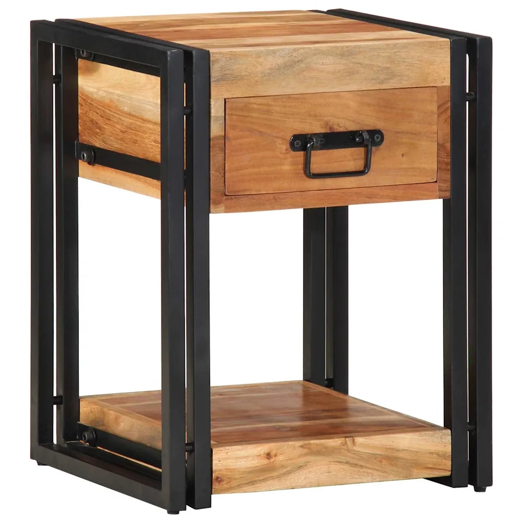 Armadio da Notte 2 pcs 40 x 35 x 50 cm Legno di Acacia Massello 4016693
