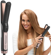 Stilista per Capelli con Doppio Funzione - 140-220°C 5 Posizioni - Riscaldamento PTC - Cavo Rotativo 360°