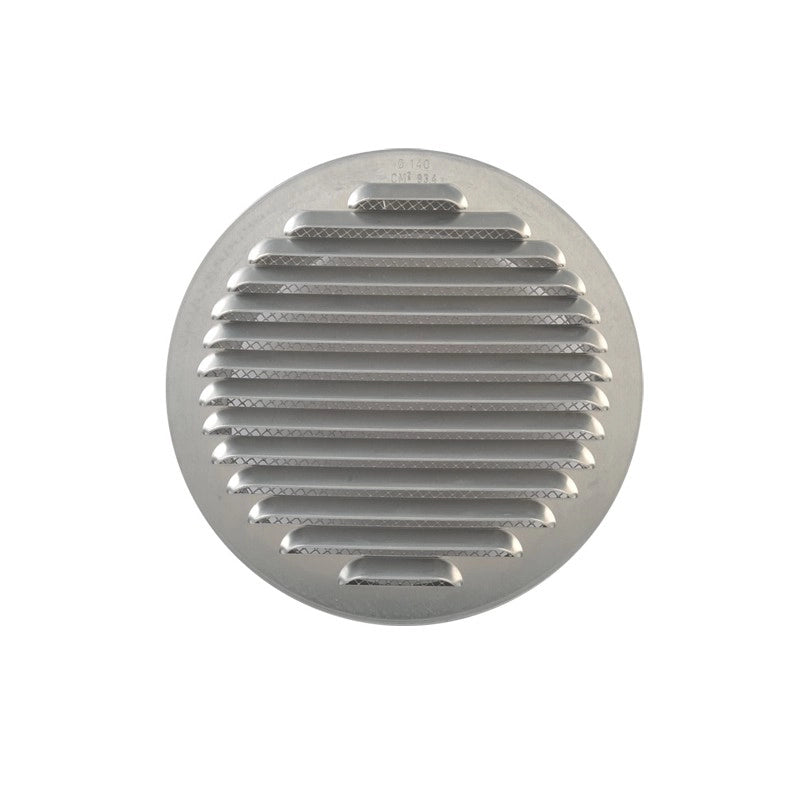 GRIGLIA DI AERAZIONE IN ALLUMINIO INCASSO Ø 180 mm