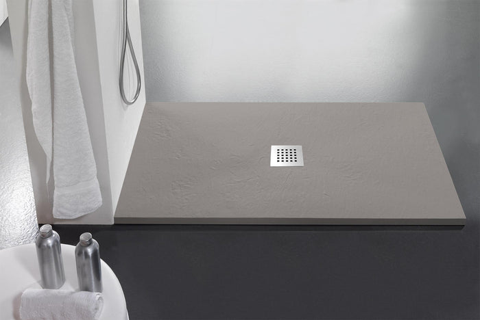 Piatto Doccia in Pietra 75x110 cm Bonussi Ardesia Stone Central Tortora