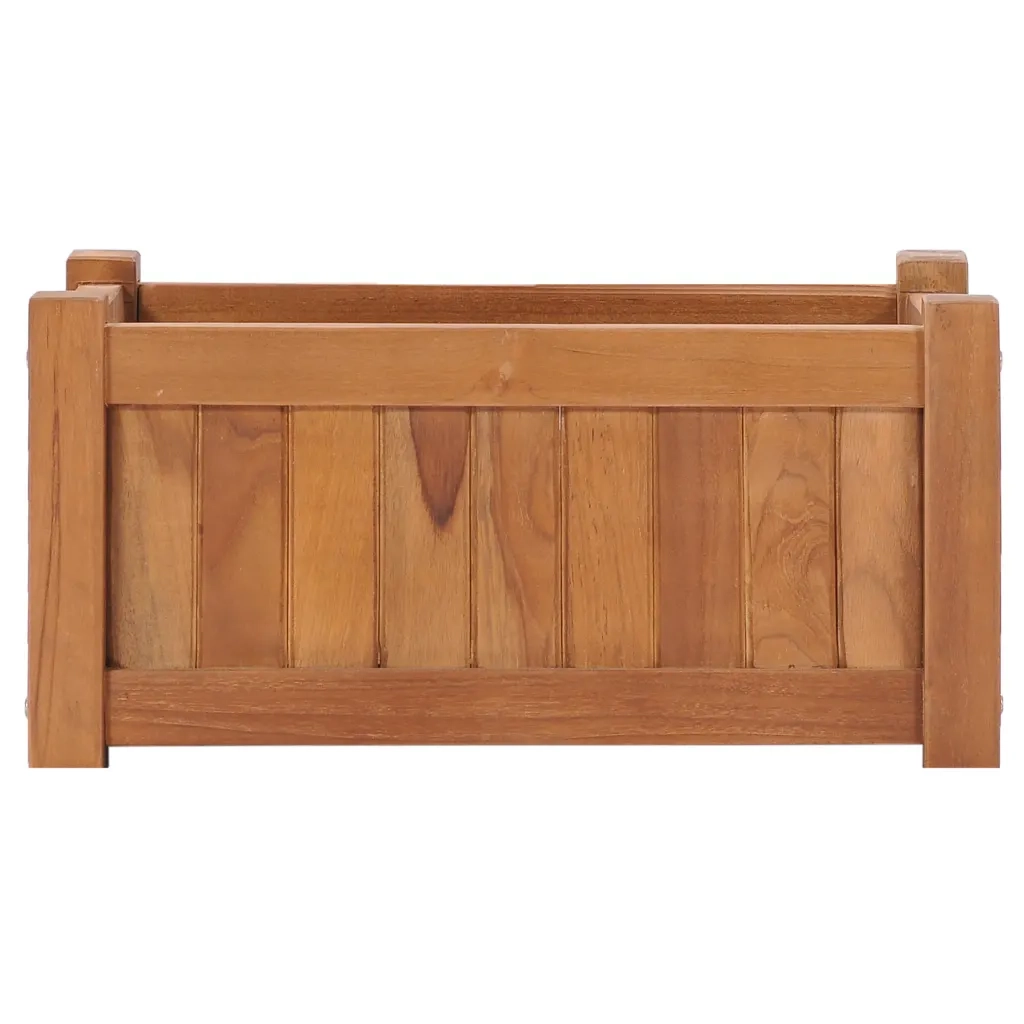 Letto Rialzato 50x25x25 cm in Legno Massello di Teak 48967