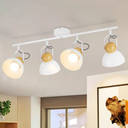 ZMH Faretto da soffitto a 4 luci orientabile a 350° Vintage Plafoniera Soggiorno
