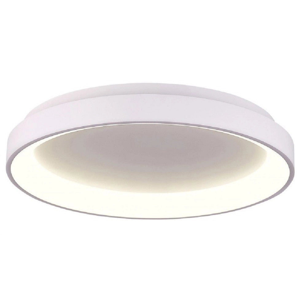 Trade Shop - Plafoniera Tonda Moderna Led Cct 30 W Luce 3000k 4000k Soffitto Parete 230v 38cm -