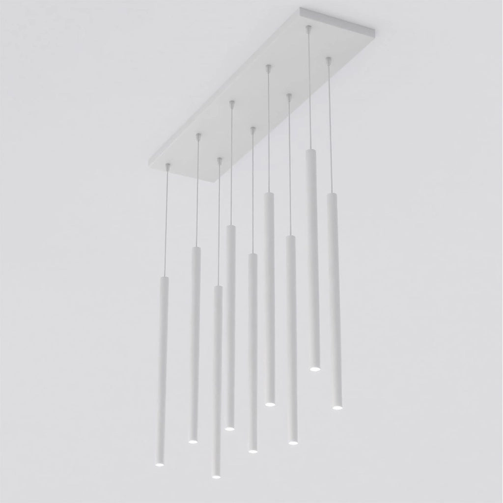 Lampada a sospensione SELTER in acciaio grigio