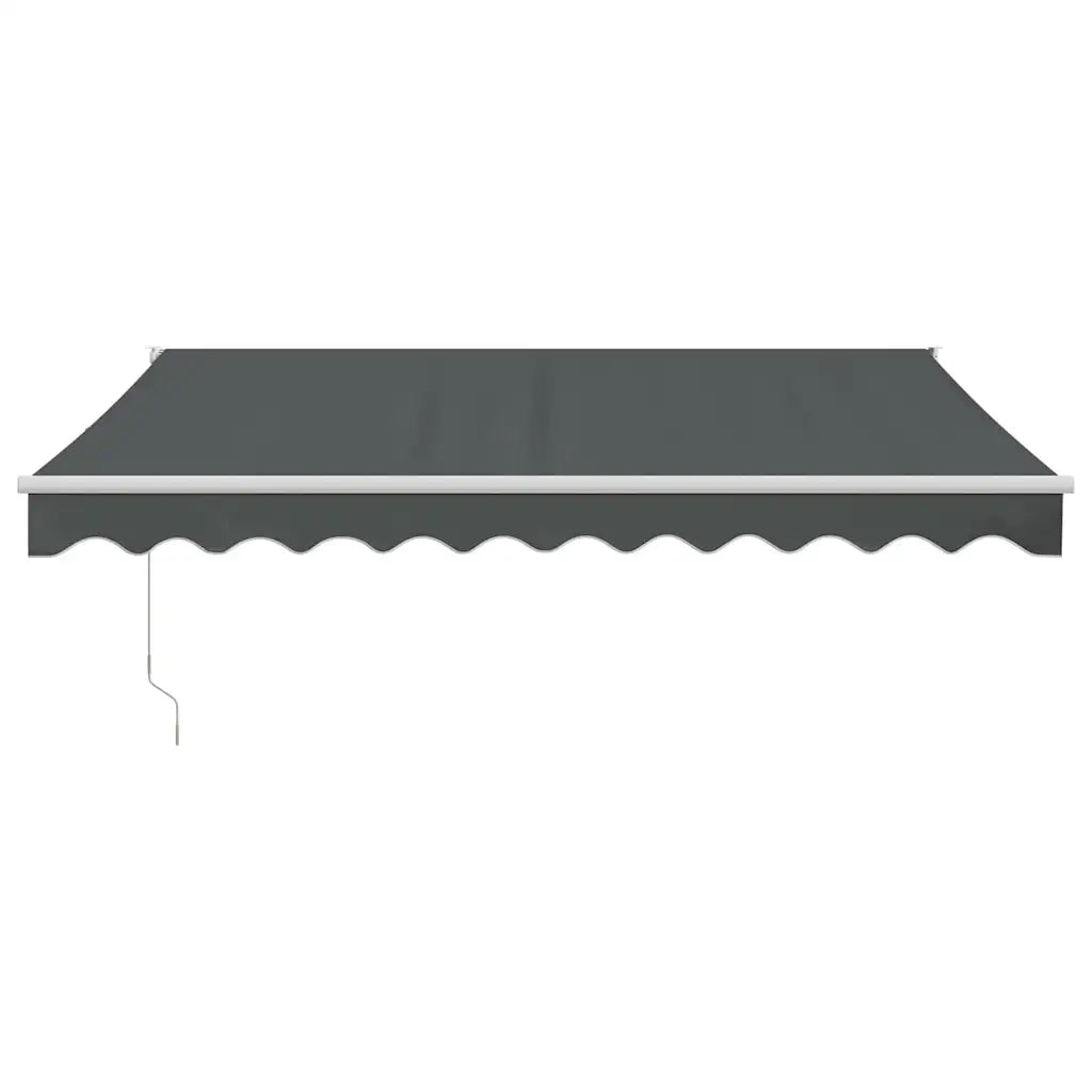 Tenda da Sole Retrattile Antracite 3,5x2,5m Tessuto e Alluminio 3154437