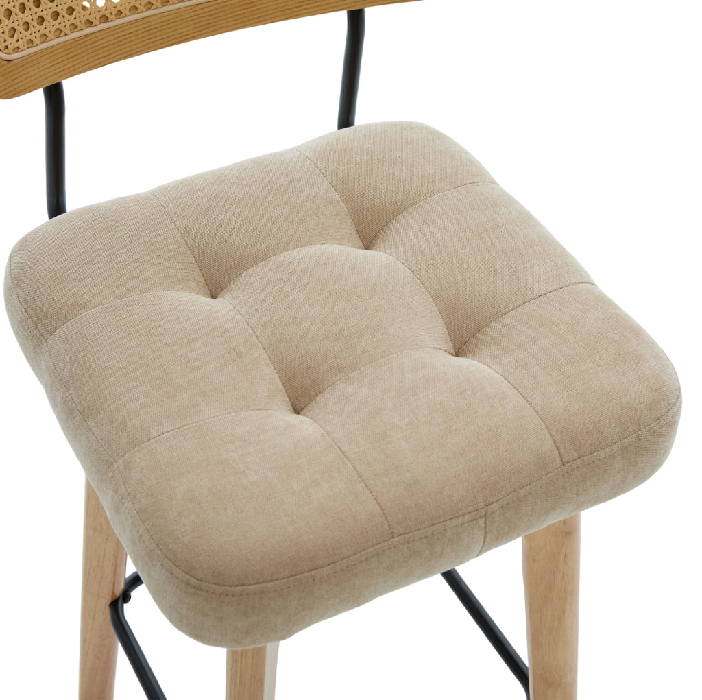 Poltrona a dondolo 96x58x31 cm per relax in ciniglia blu