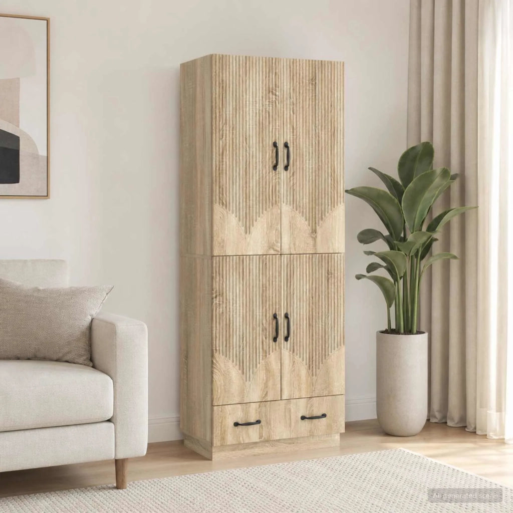 Set di armadi 2 pcs Rovere Sonoma Legno ingegnerizzato 3416774