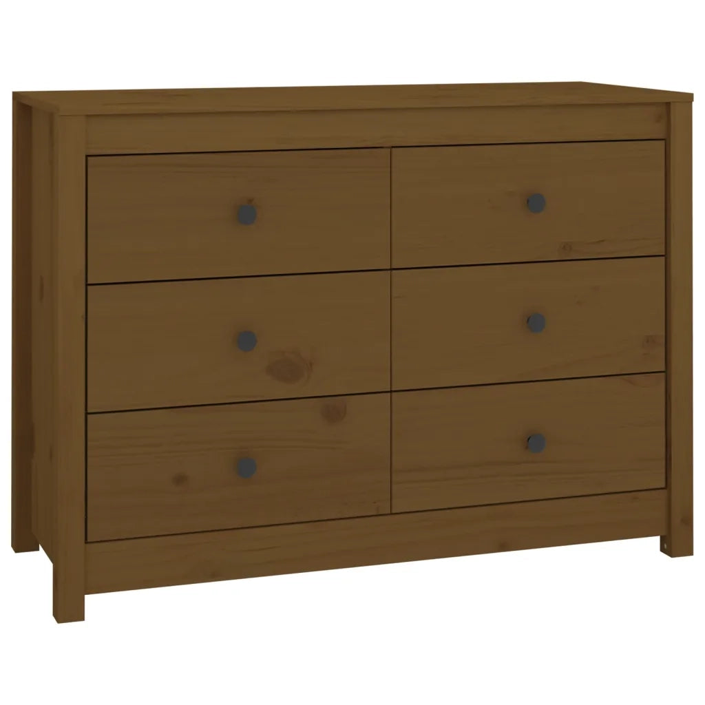 Armadietto Ambra 100x40x72 cm in Legno Massello di Pino