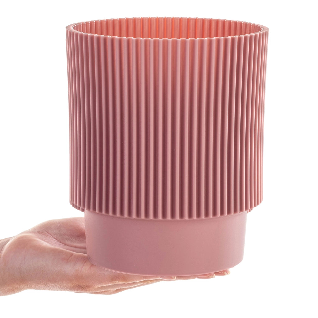 Vaso da fiori KADAX 17 cm, copripianta, vaso da fiori in plastica rosa