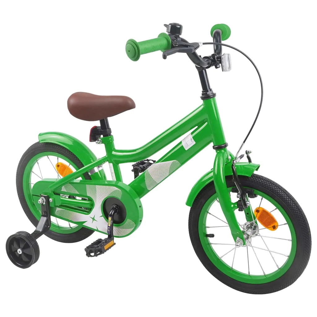 Bicicletta per Bambini 12 Pollici per bambini di 2-4 anni Verde 42009373