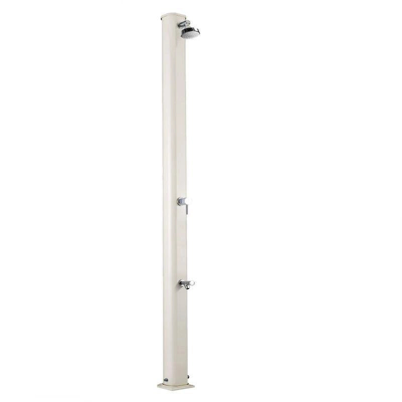 Doccia Tradizionale In Alluminio Jolly S Con Miscelatore E Lavapiedi Colore Bianca Cv-A625/9001