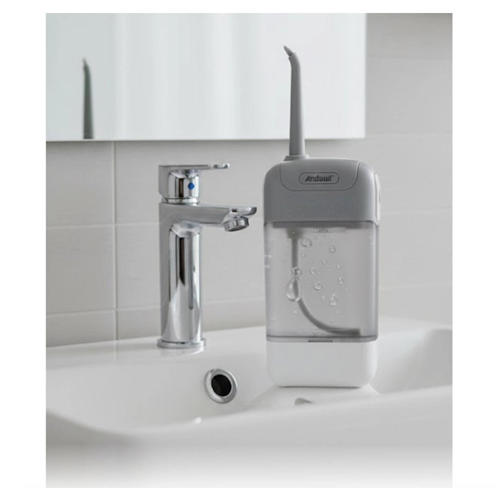 Trade Shop - Idropulsore Punzone Dentale Elettrico Portatile Pulizia Orale Con Serbatoio D'acqua Q-cy8 -
