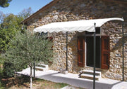 GAZEBO PERGOLA 3X2 FERRO ANTRACITE TELO POLIESTERE 180GR ECRU PER GIARDINO