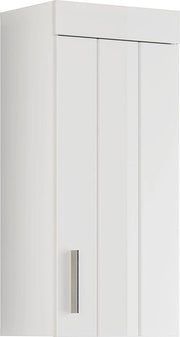 Wandacquario da Bagno - Materiale Legno - Bianco - Spaziale - 36 x 79 x 24 cm