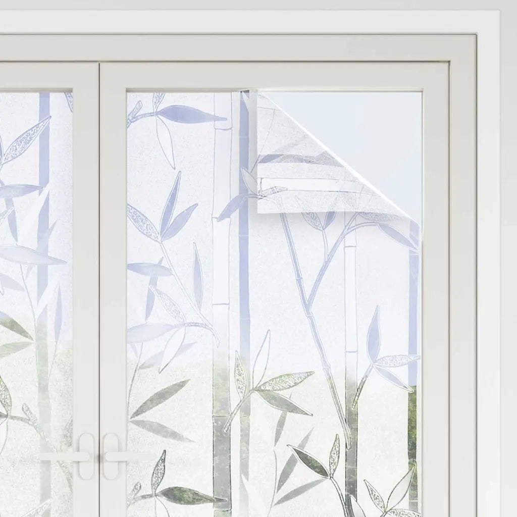 Pellicola statica per finestre Motivo Bamboo 60 x 500 cm PVC 3394706