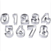 Sfere numeriche grandi, 9 sfere per tutti i numeri, in metallo.