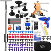 Kit di riparazione di debolezze auto, set di riparazione di debolezze auto con pannello USB a LED, martello a goccia 2 in 1, rimuovitore di debolezze e altro, per danni causati da grandi piccole debolezze, pieghe, danni da grandine.