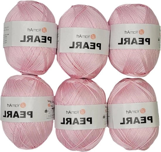 Filato Viscosa per Maglia e Crochet - Rosa 220 - Confezione da 6 x 90g