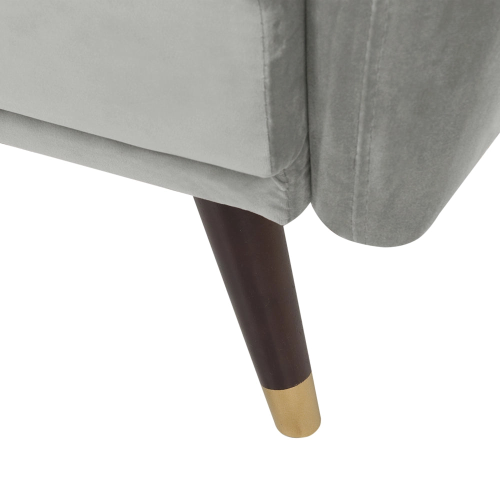 Divano Letto Grigio Chiaro Letto Convertibile In Velluto Tappezzeria Elegante Glam Moderno Soggiorno Camera Da Letto
