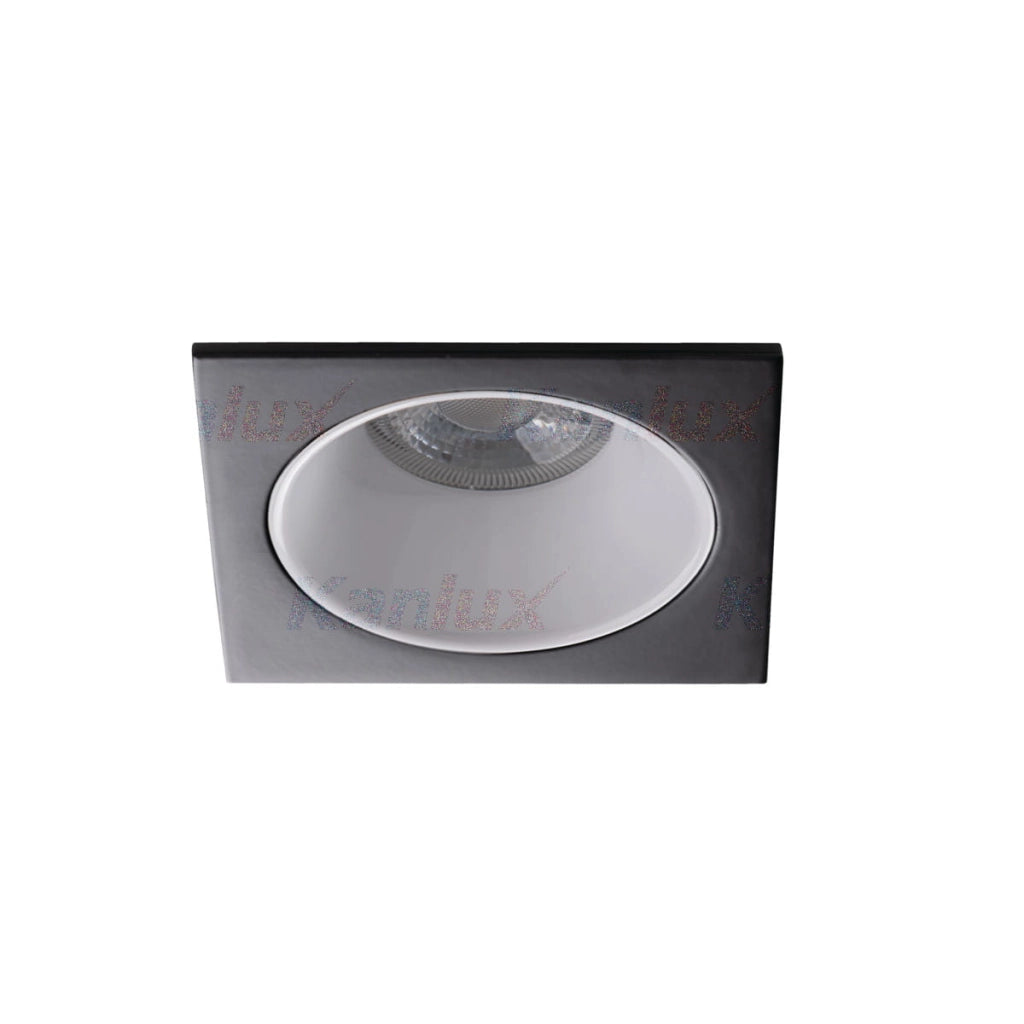 Faretto incasso Kanlux GLOZO quadrato GU10 10W bianco