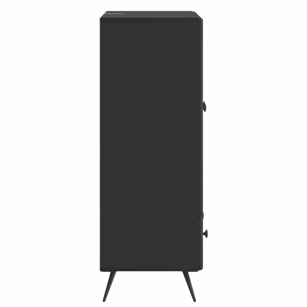 Credenza Nero 66 x 34,5 x 95 cm Legno ingegnerizzato